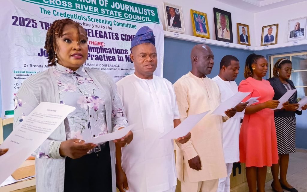 Just In: Comrade Archibong Bassey re-elected Cross River NUJ Chairman, calls for unity among members