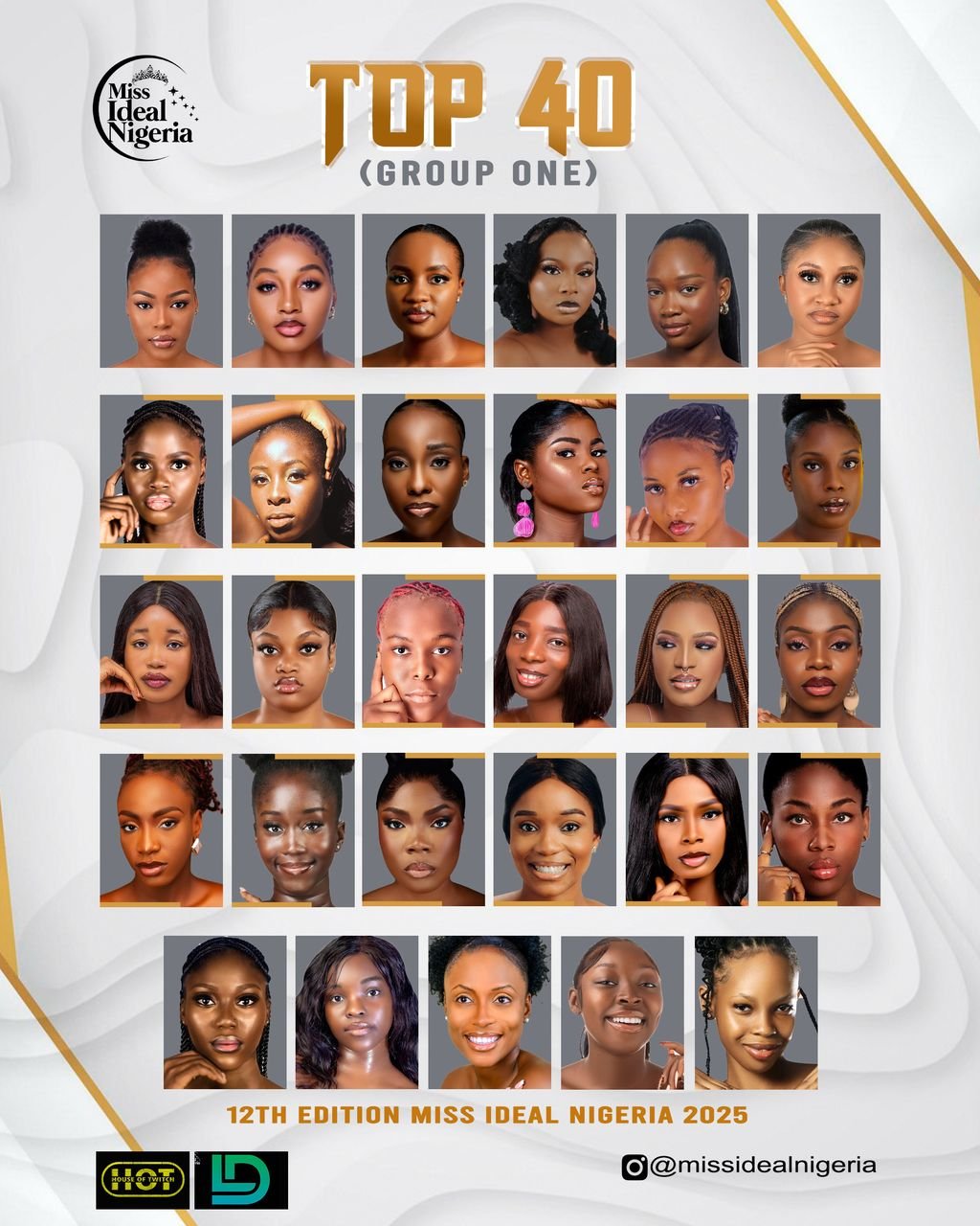 Doctor, Economist, Psychologist in Miss Ideal Nigeria 2025 Top 40