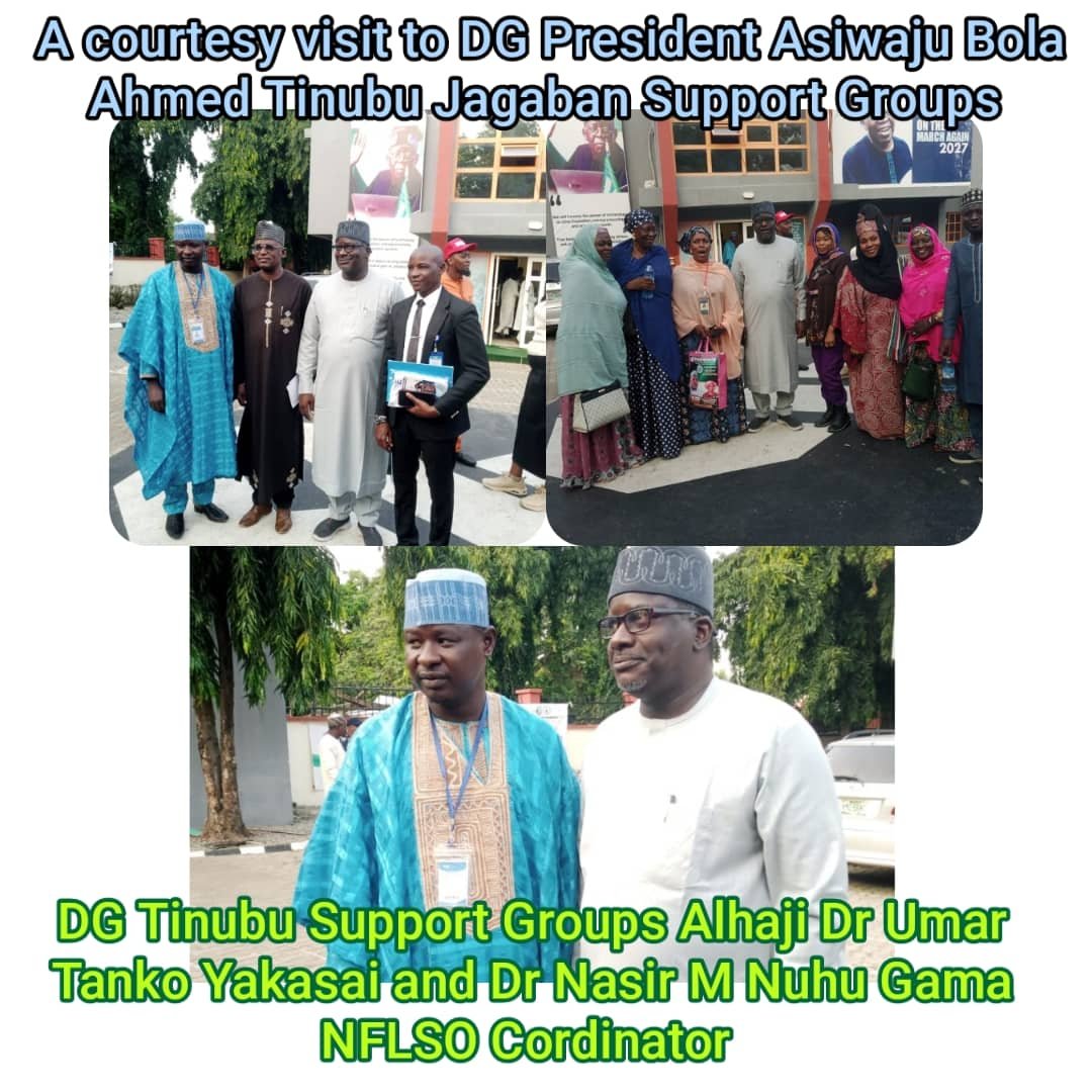 NFLSO National Coordinator Meets Tinubu Support Group DG