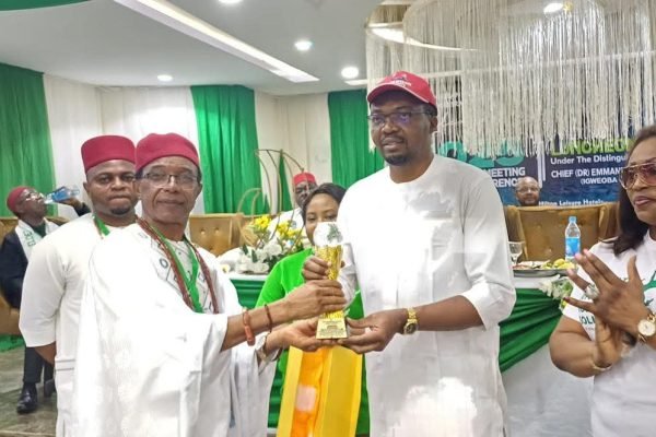 Soludo's wife receives NMA award for championing healthy living, public health advocacy in Anambra