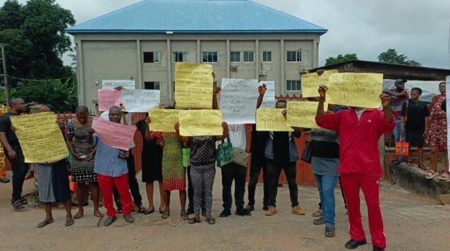 EEDC workers protest alleged intimidation, unlawful arrest of members in Anambra