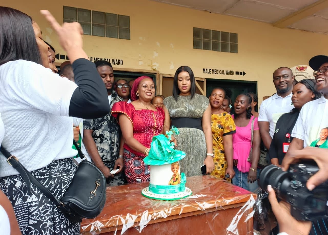 Soludo's wife extend healthy living advocacy to hospitals to mark 55th birthday