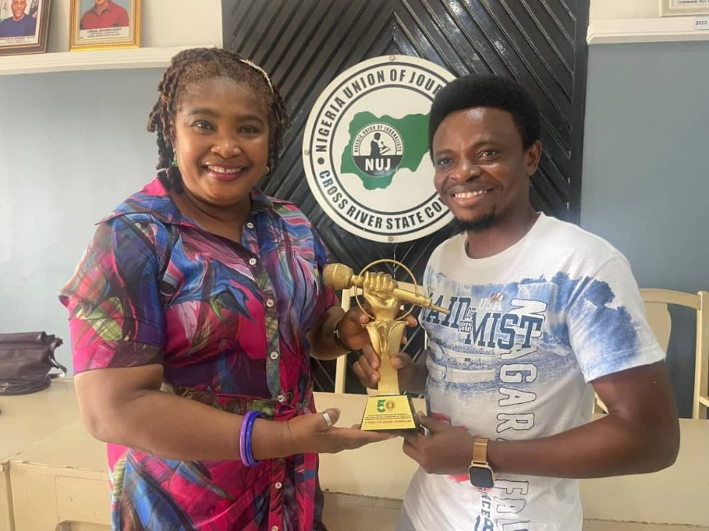 Winner of ECOWAS Media Excellence Award, Emmanuel Onwuka, Pays Homage to C'River NUJ Chairman, Comrade Archibong Bassey, Thanks Union for Support