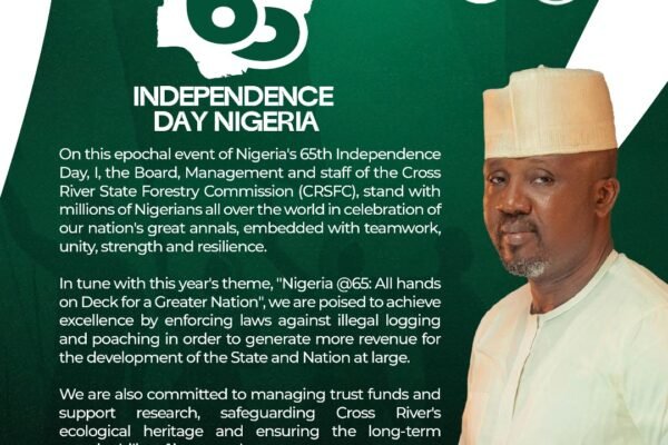 Nigeria At 65: Goodwill Message From Cross River State Forestry Commission