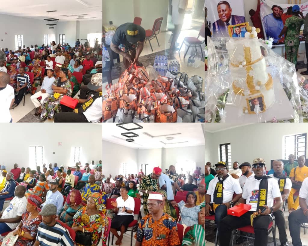 Fusion 196 Celebrates Gov Otu's Birthday with Grassroot voters in Obanliku