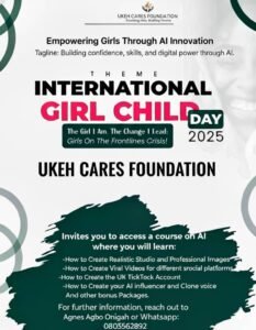 Firm Girl Initiative, UKEH Cares Foundation Organize AI Innovation Training for Girls in Cross River