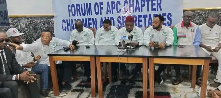 APC chapter chairmen, secretaries accuse Alphonsus Eba of fund diversion, high-handedness