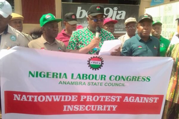 Anambra NLC joins nationwide protest against insecurity in Nigeria