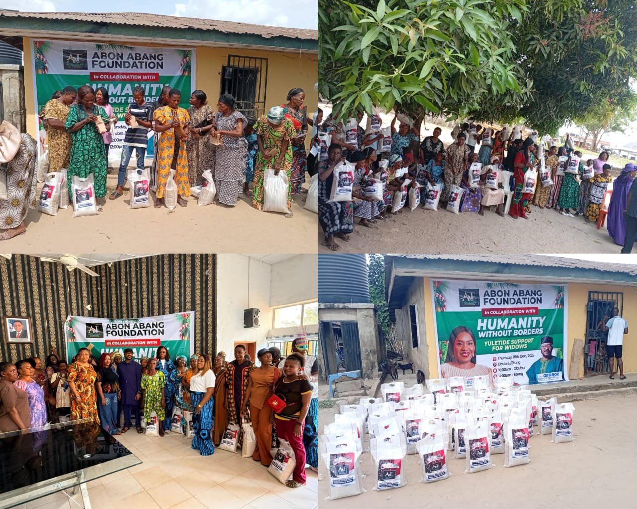 Humanities Without Borders, Abang Foundation Provide Yuletide Relief to Widows