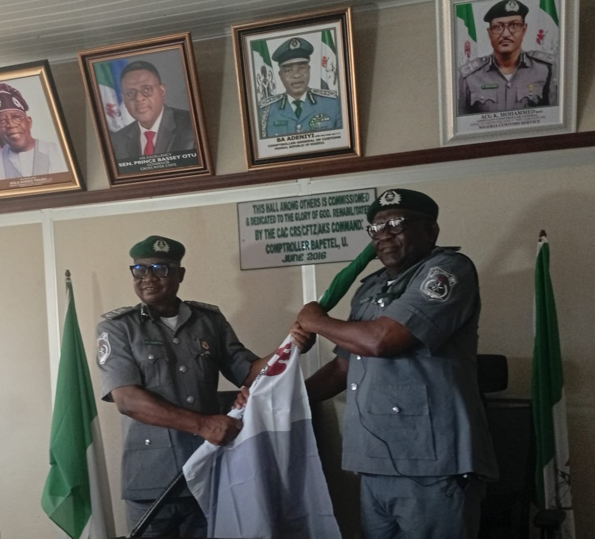 Dauda takes over as new CRS/CFTZ/AKS Customs Area Comptroller