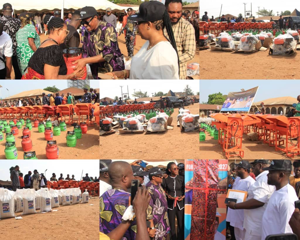 Commissioner Johnson Ebokpo empowers 250 students, 55 widows, rice farmers in Obubra