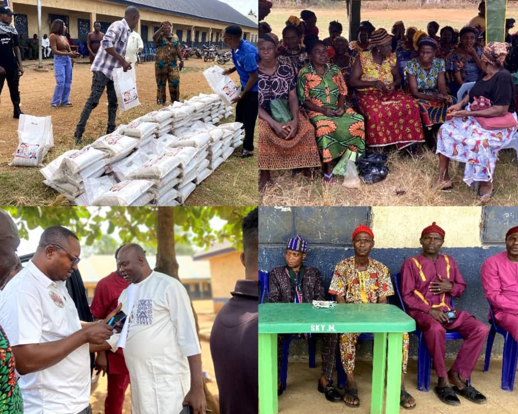 Christmas Celebration: Dr Godwin Agbor Extends Support to Widows, Stakeholders in Utukalu, Obudu LGA