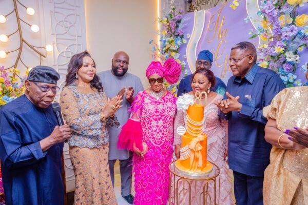 Senator Asuquo Ekpenyong Congratulates Senator Dame Florence Ita Giwa @ 80