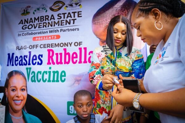 Soludo's Wife Flags Off Measles-Rubbela Vaccination Programme In Anambra