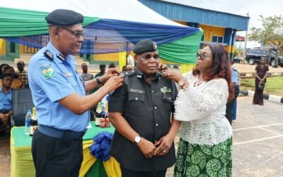 AIG Zone 13 decorates two newly promoted officers in Anambra