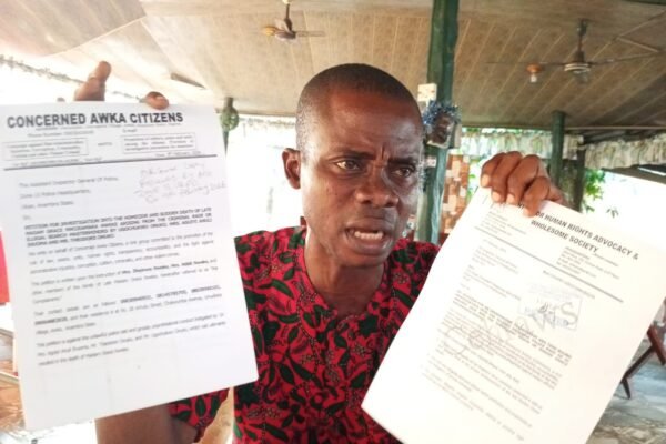 Man demands justice over mother's death allegedly caused by Police