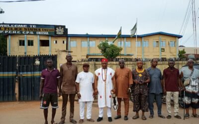 Ogboji Community Protests at Onitsha Police Station, Demands Justice for Slain Supervisor