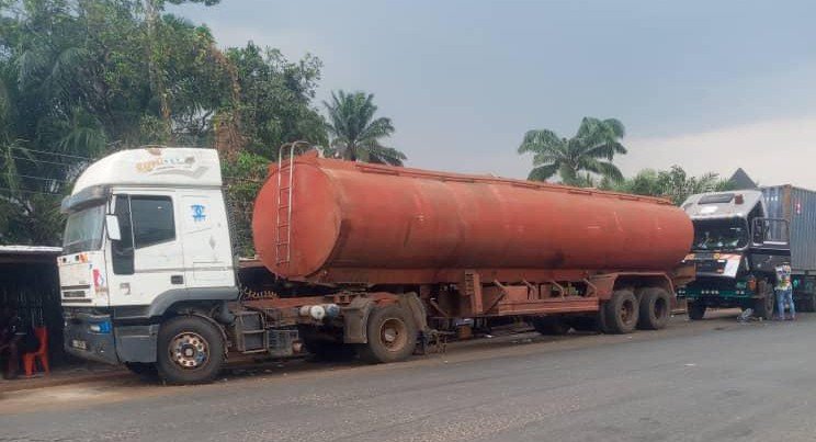 Police recover stolen petrol tanker, arrest three