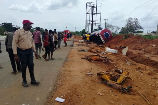 FRSC confirms death of tricycle operator in Anambra tanker accident