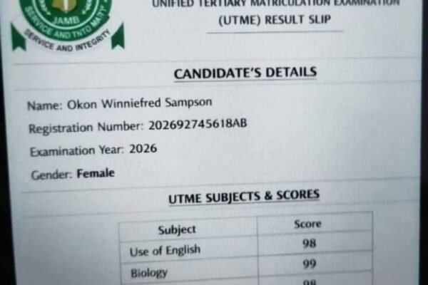 UTME: JAMB dismisses Cross River candidate score as fake