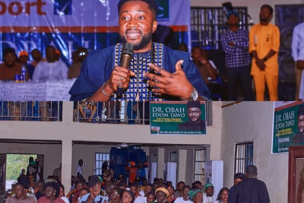 Jubilation as Dr Obah Tawo Declares House of Reps Bid