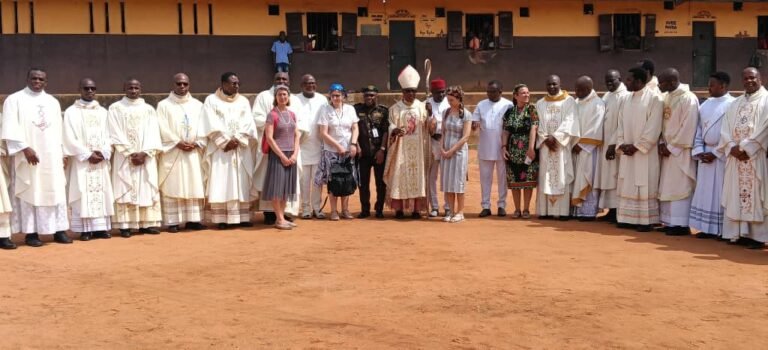 Catholic Archbishop Okeke celebrates 2026 Easter with Onitsha inmates, donates bags of rice, cow, toiletries
