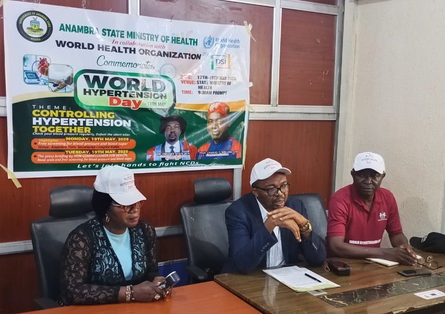 World Hypertension Day: Anambra govt launches free hypertension checks for residents