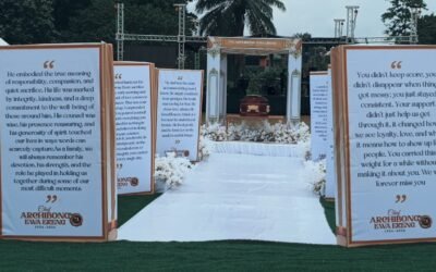 Orok Duke pays final respect to Late Chief Ekeng as he is laid to rest in Calabar
