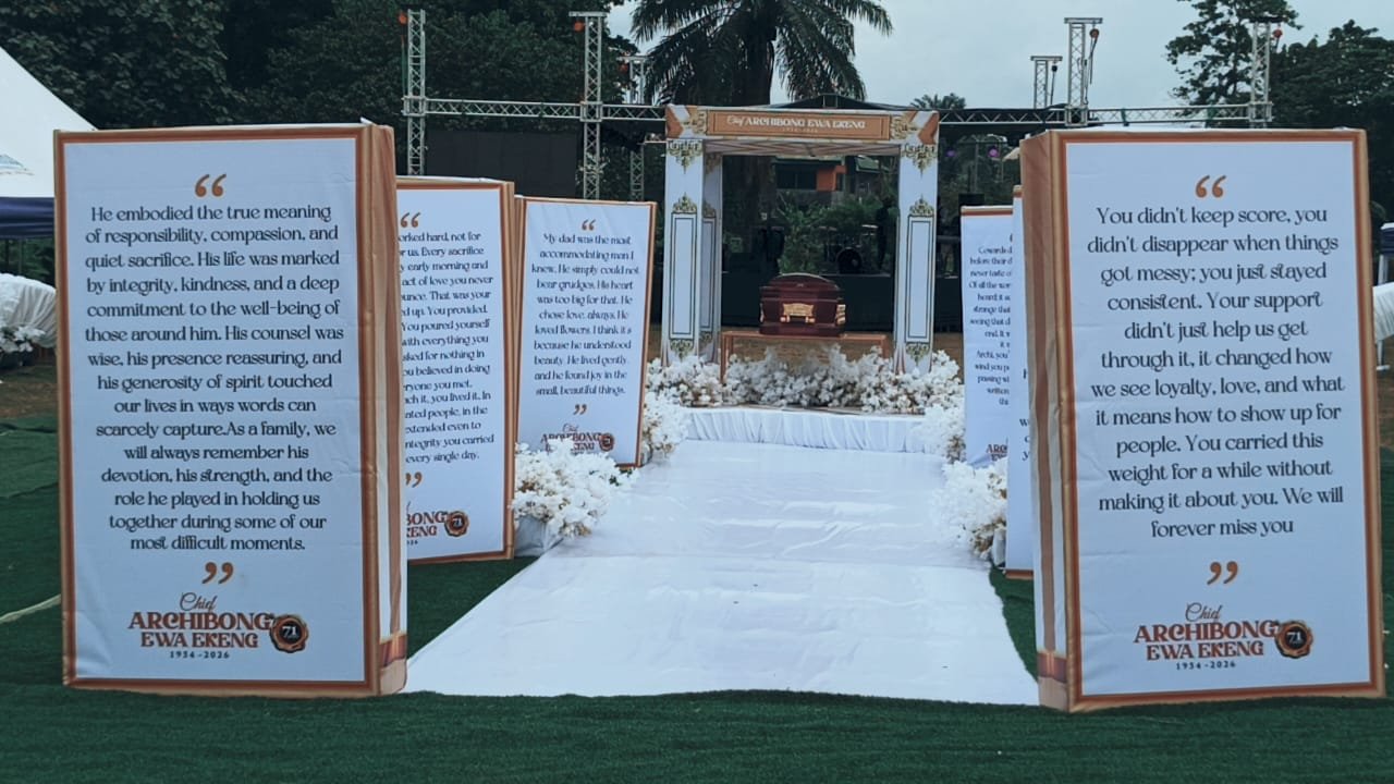 Orok Duke pays final respect to Late Chief Ekeng as he is laid to rest in Calabar