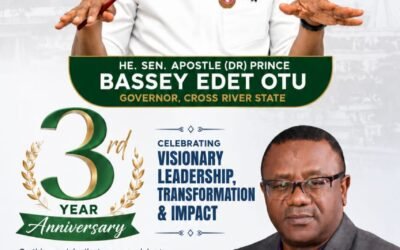 Orok Duke Salutes Governor Otu on Three Years of Transformative Leadership