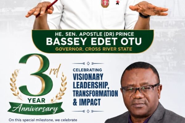 Orok Duke Salutes Governor Otu on Three Years of Transformative Leadership