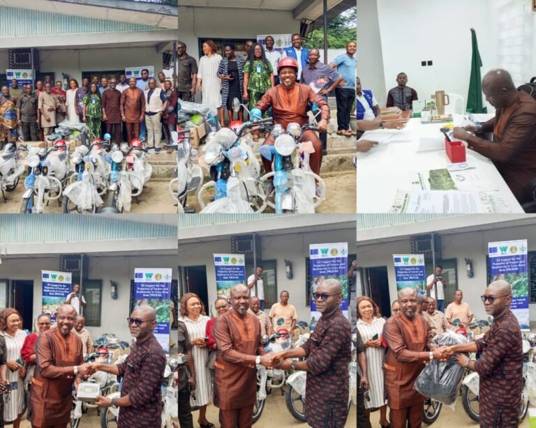 WCS donates equipment to C'River Forestry Commission to enhance field operations