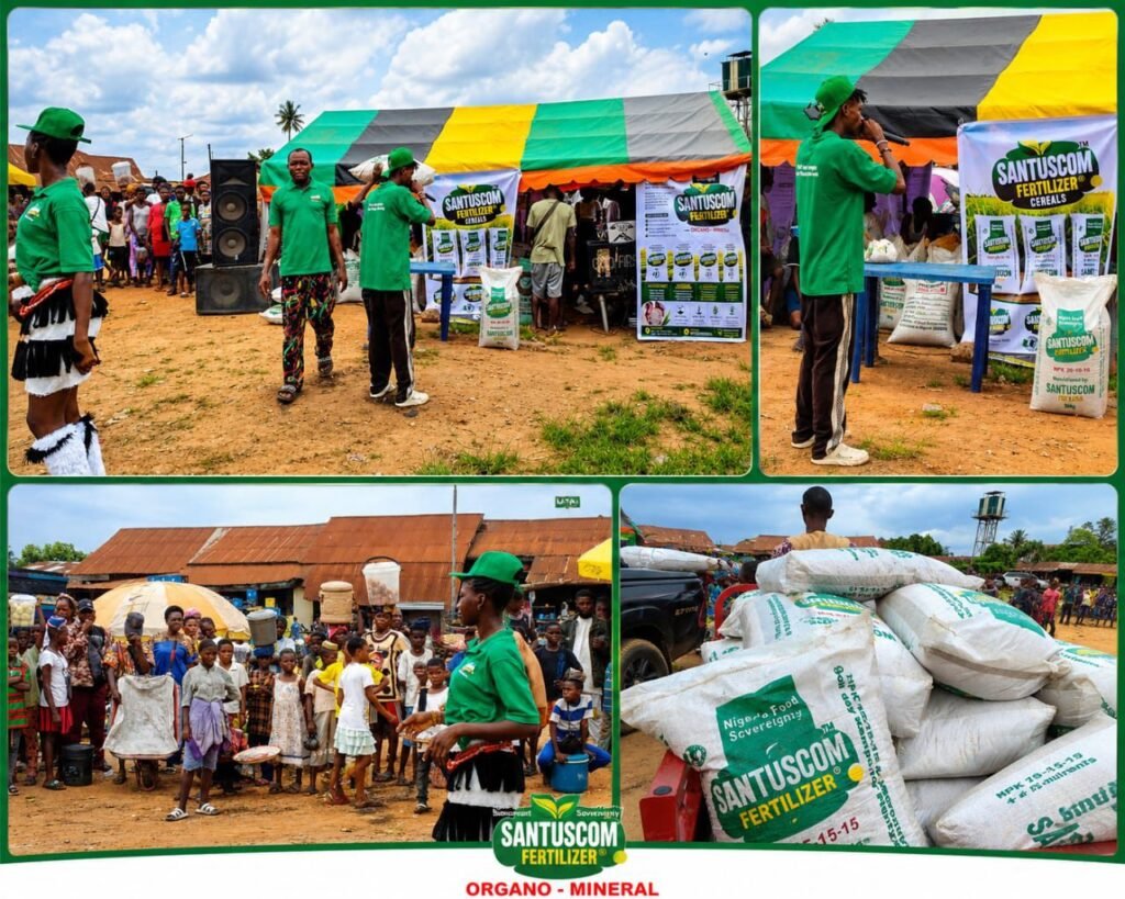 Santuscom launches Organo-Mineral Fertiliser to boost food security and farm productivity