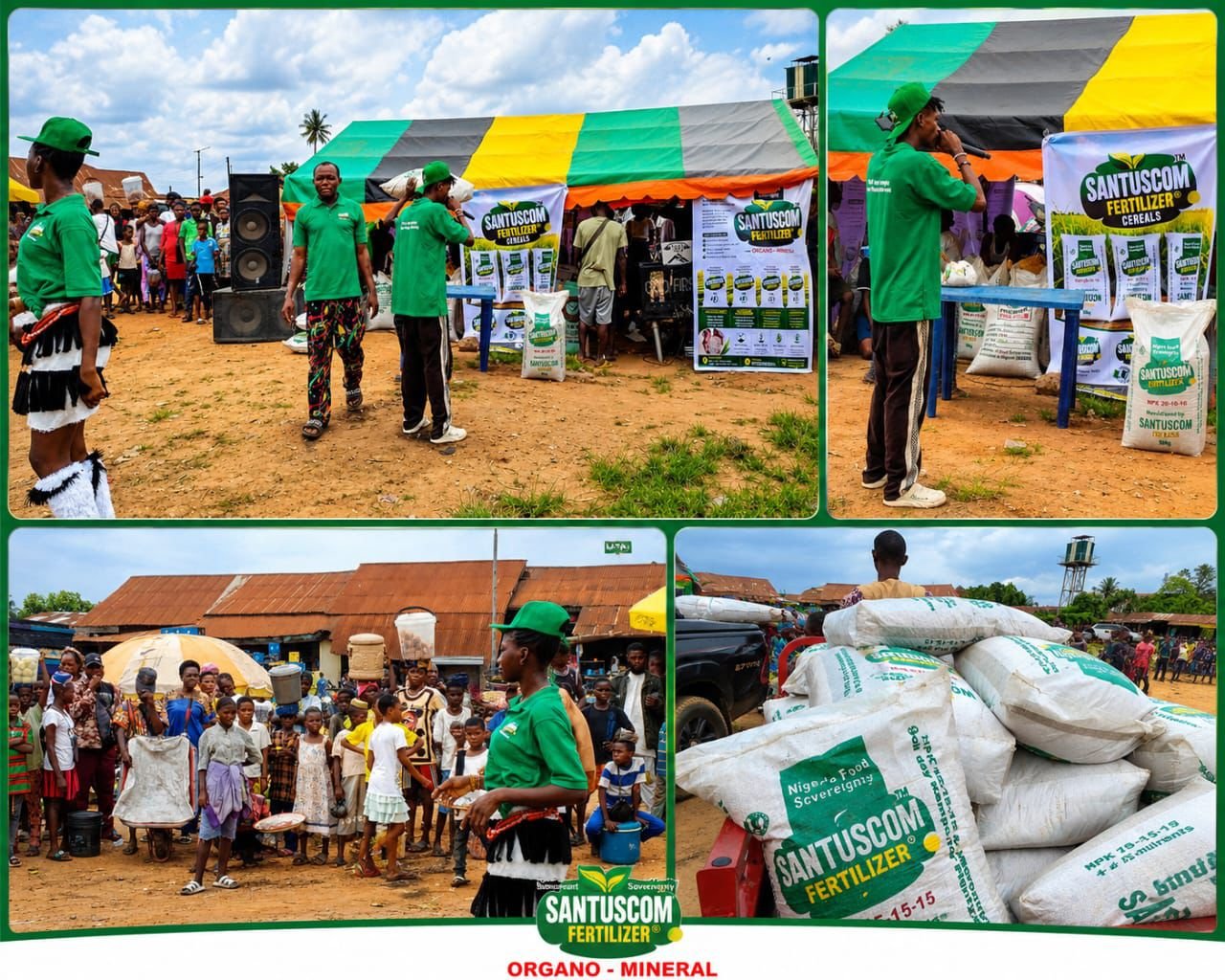 Santuscom launches Organo-Mineral Fertiliser to boost food security and farm productivity