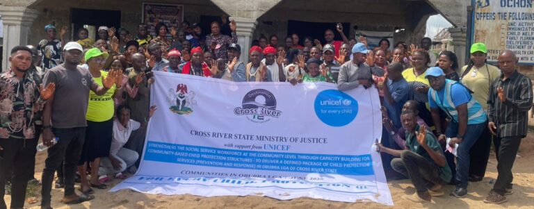 Cross River Govt, UNICEF Partner to Train 500 Community Monitors to End Violence Against Children in Communities