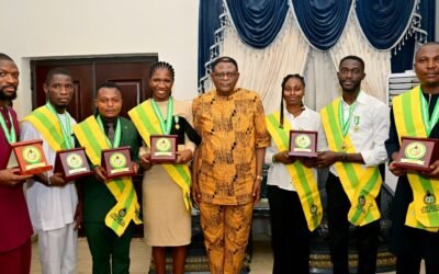 Gov Otu Rewards 7 Corps Members with Automatic Employment