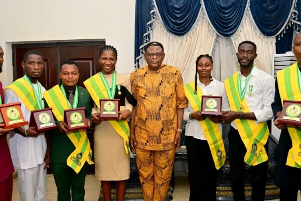 Gov Otu Rewards 7 Corps Members with Automatic Employment