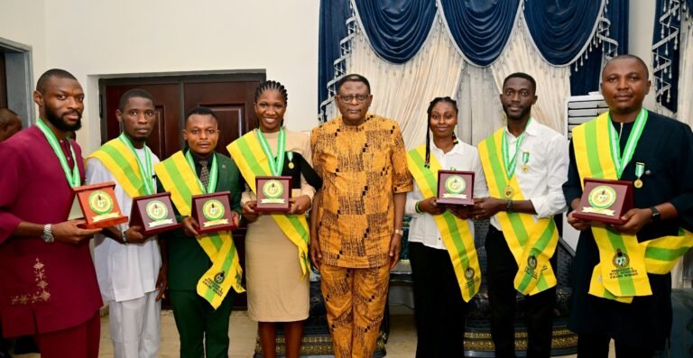 Gov Otu Rewards 7 Corps Members with Automatic Employment