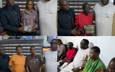 Governor Otu Provides Financial Support to Flood, Landslide Victims