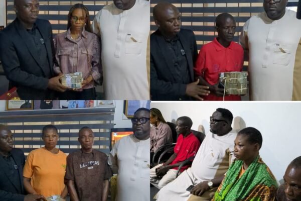 Governor Otu Provides Financial Support to Flood, Landslide Victims