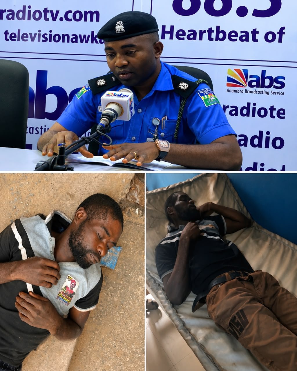 Police rescue unconscious man suspected to be under influence of hard drugs