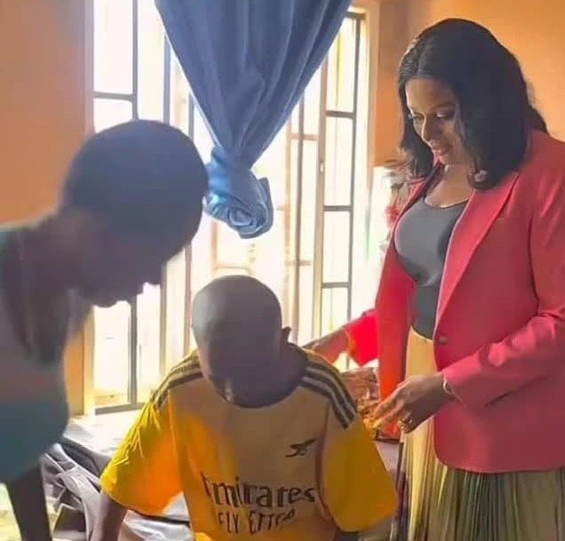 Soludo's wife expressed gratitude as brutalised 10-year-old boy discharge from hospital