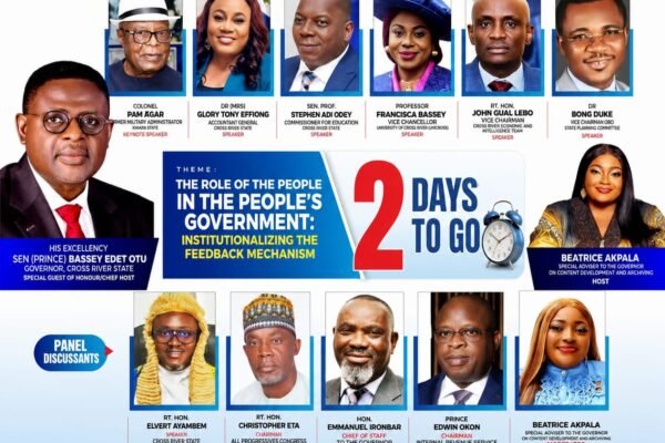 Two Days To Go: Cross River Political Advocacy Summit 2026 To Hold In Calabar
