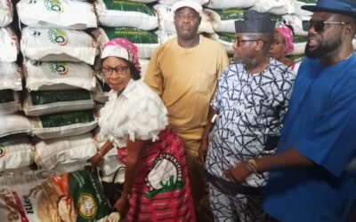 Emeka Offor distributes over 6000 bags of rice to 3000 indigent widows in Anambra