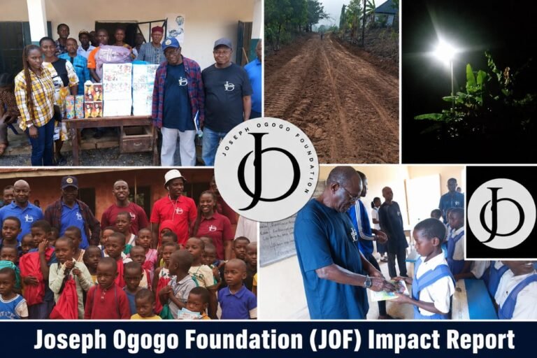 Transforming Communities, Restoring Hope: The Joseph Ogogo Foundation’s Journey in Service to Humanity