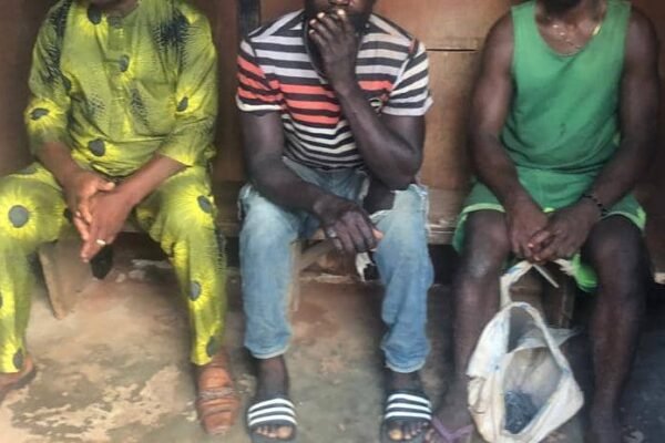 NSCDC arrest three suspects for vandalizing Anambra govt properties at Onitsha