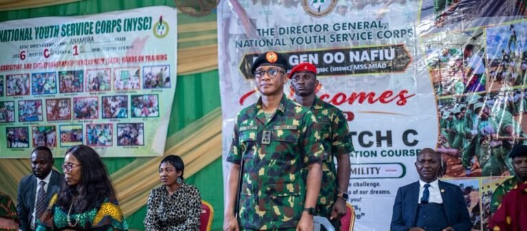 NYSC DG Visits Anambra Camp, Charges Corps Members on Skills, Networking and Security