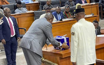 Gov Otu Presents N987.8bn 'Budget of Consolidation and Renewed Hope' to Cross River Assembly