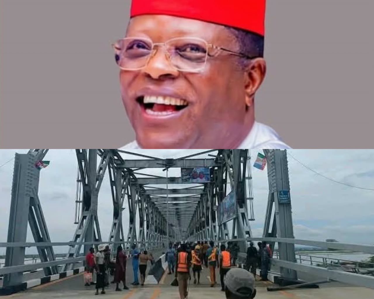 FG Reopens First Niger Bridge After 38 Days Closure, South-South Must Reward Tinubu By Voting For Him - Umahi